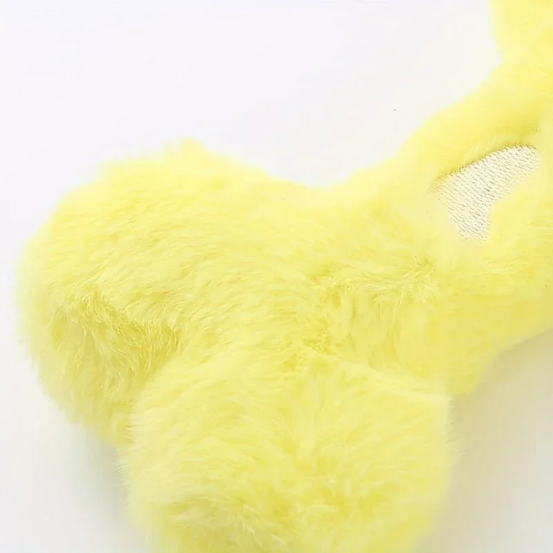 Brinquedo para Cães e Gatos de Pelúcia em Formato de Osso 18x10cm - Imagem 3