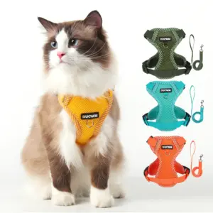 arnês para gatos e cães refletivo