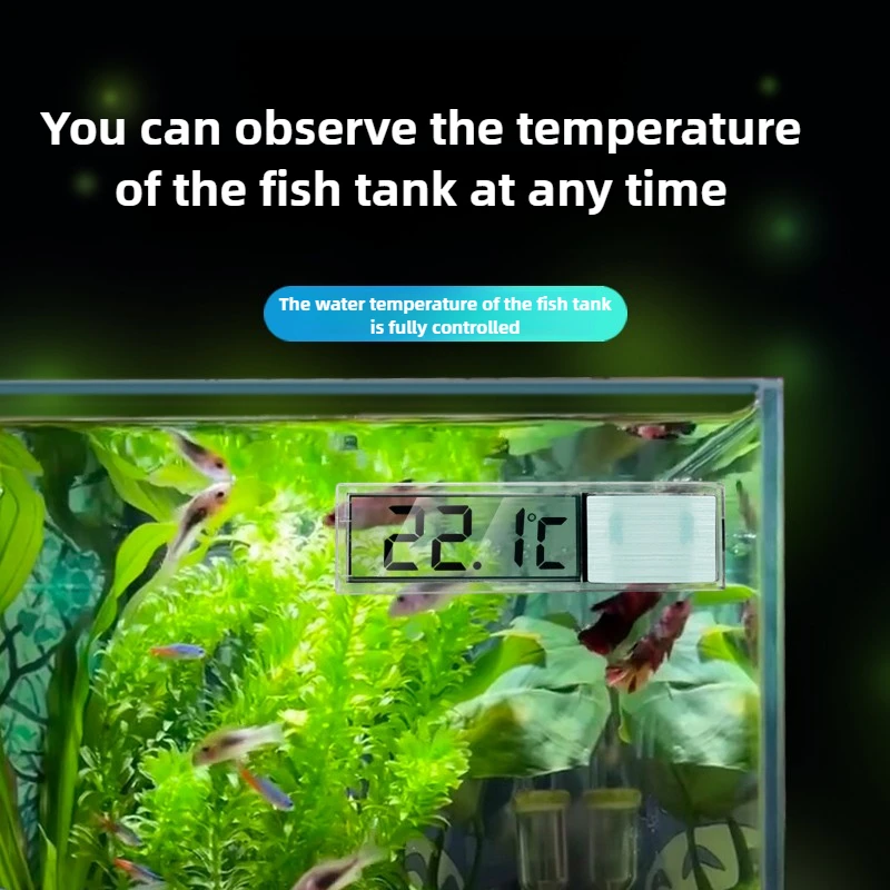 Termômetro Digital para Aquário LCD com Adesivo para Vidro - Imagem 4