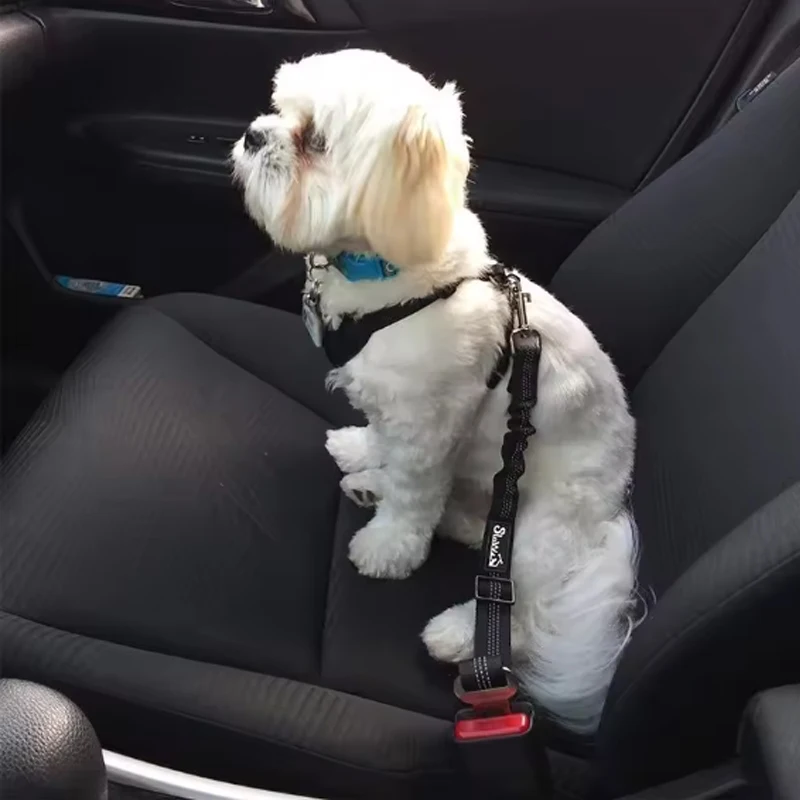 Cinto de Segurança para Cães e Gatos Ajustável para Carro - Imagem 6