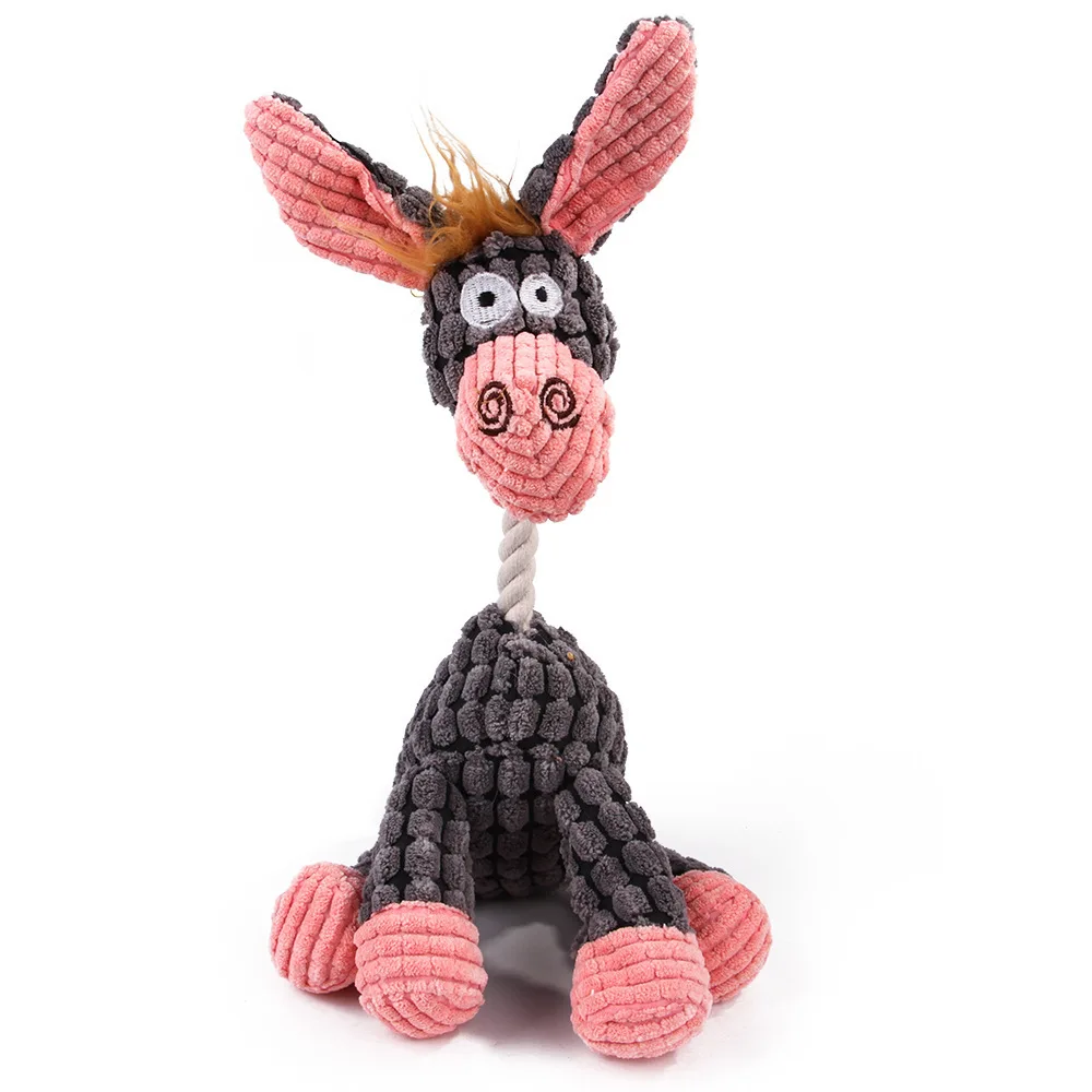 Brinquedo de Pelúcia para Cães com Som para Mastigar - Imagem 3