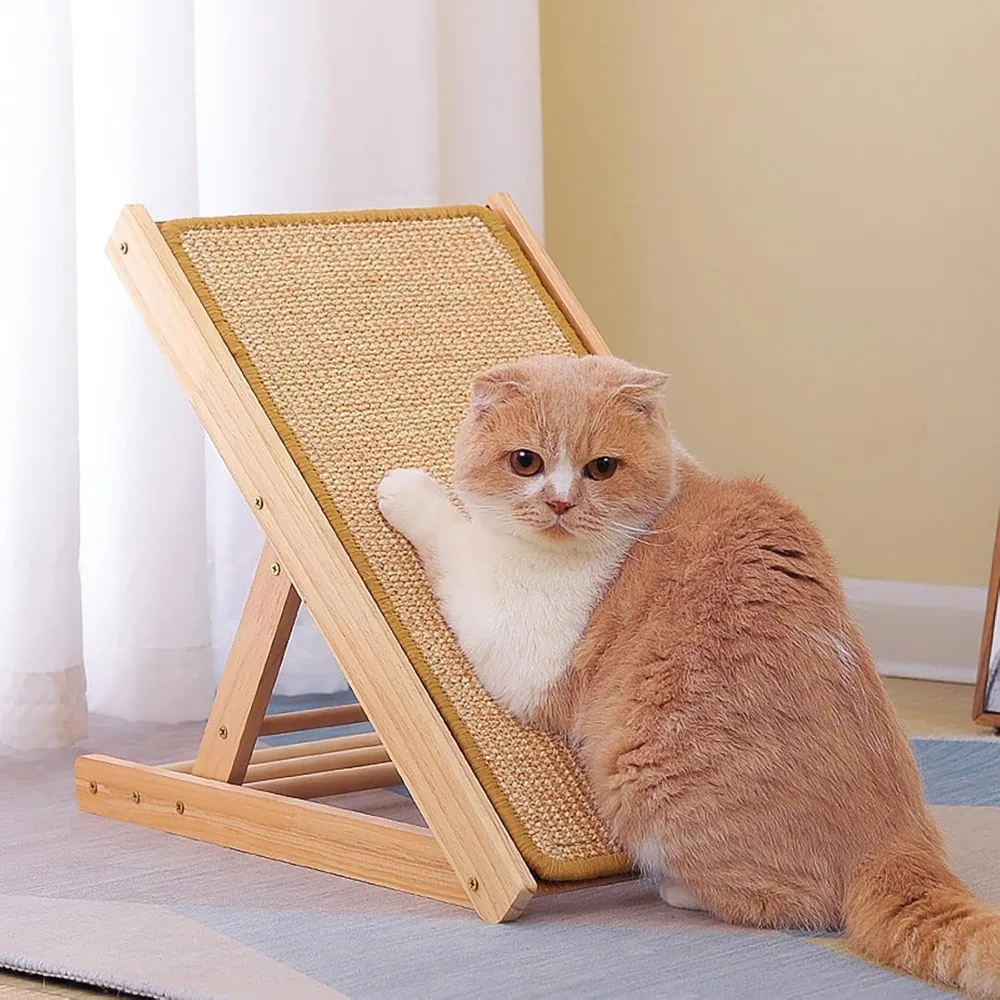 Arranhador para Gatos de Sisal Natural com Altura Ajustável - Imagem 2