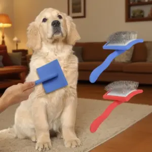 escova removedora de pelos para pets manual