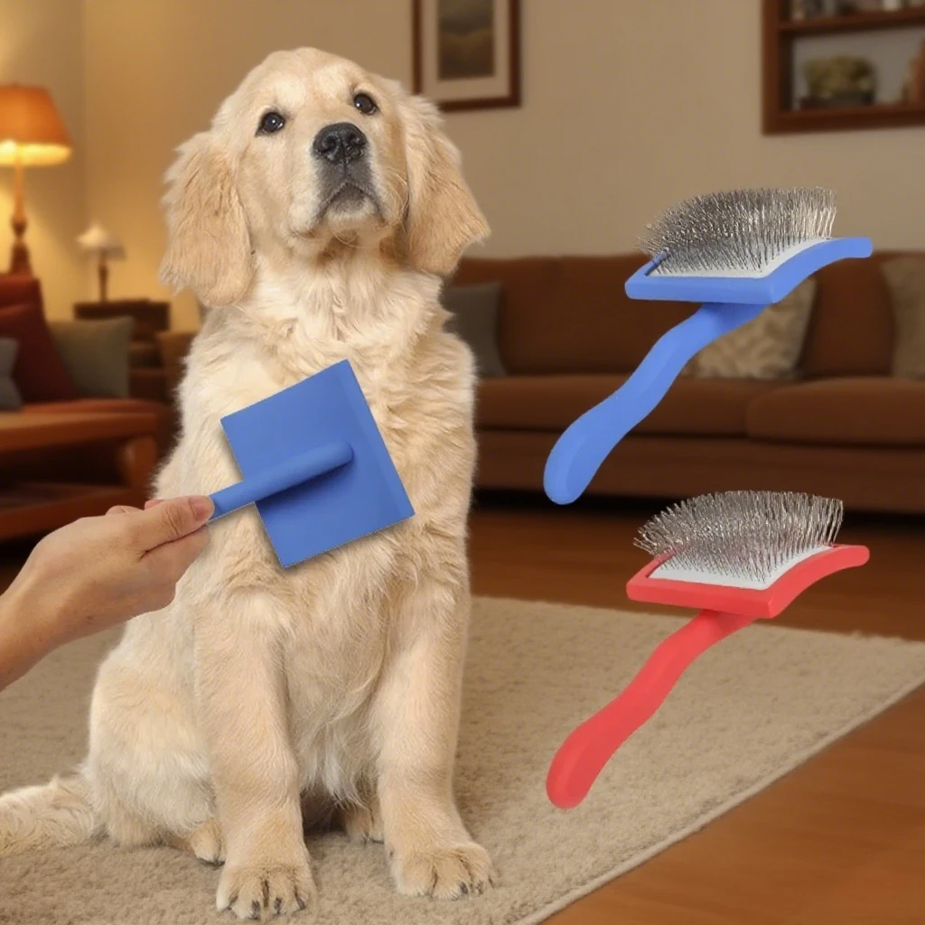 escova removedora de pelos para pets manual