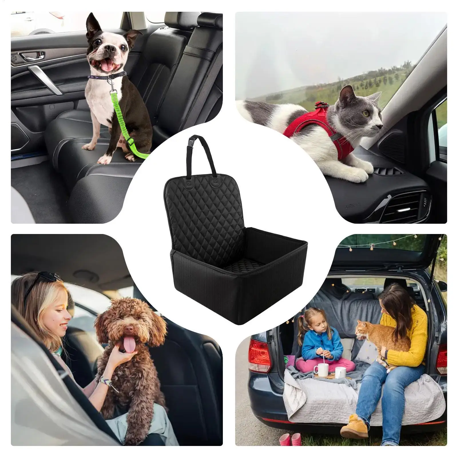 Cesta de Transporte para Cães e Gatos Anti-Riscos Impermeável - Imagem 3