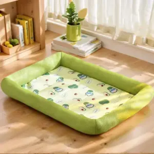cama quadrada para cães lavável