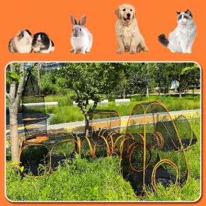 túnel portátil para gatos