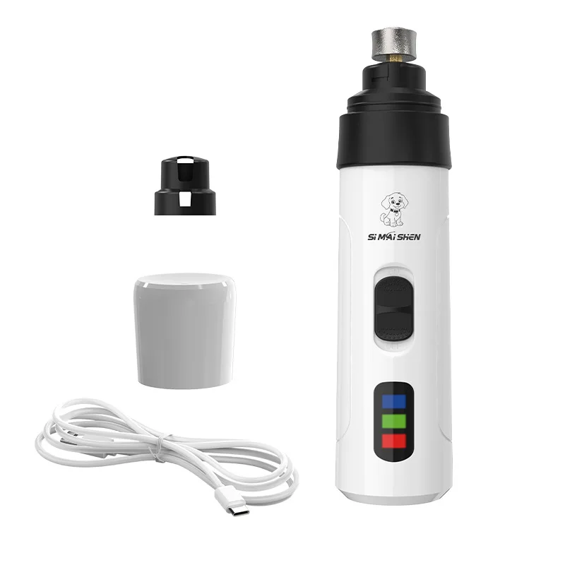 Lixadeira de Unha para Cães e Gatos Recarregável USB Silenciosa - Imagem 2
