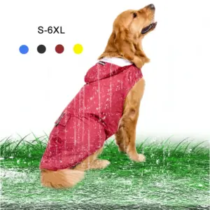 capa de chuva refletiva para cães