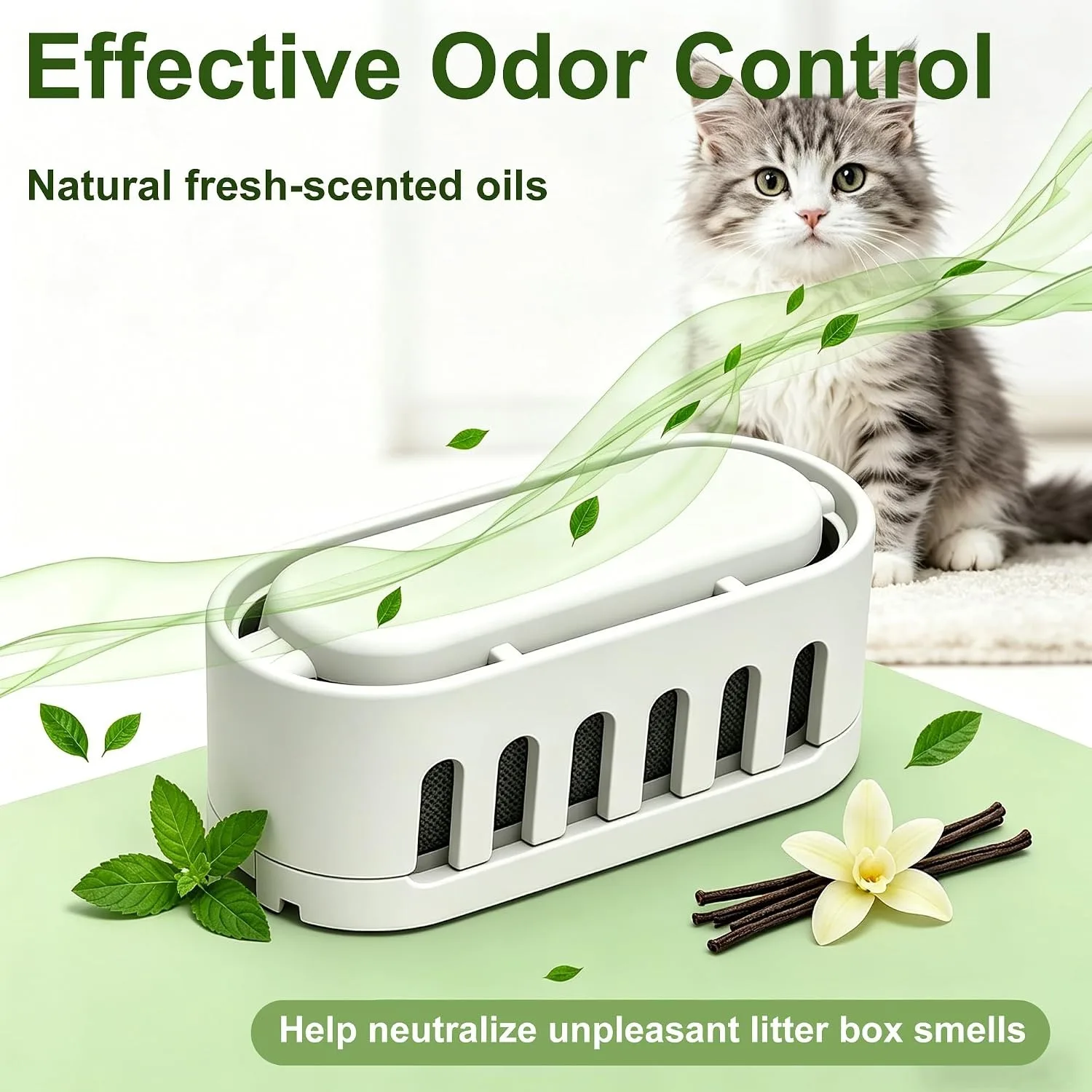 Desodorizador Ellenpent para Caixa de Areia de Gato com Aroma Baunilha - Image 4