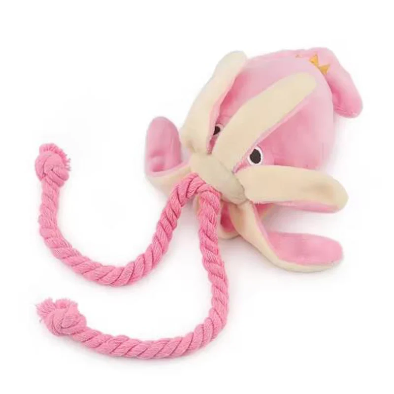Brinquedo Polvo de Corda para Cães e Gatos com Som - Imagem 5