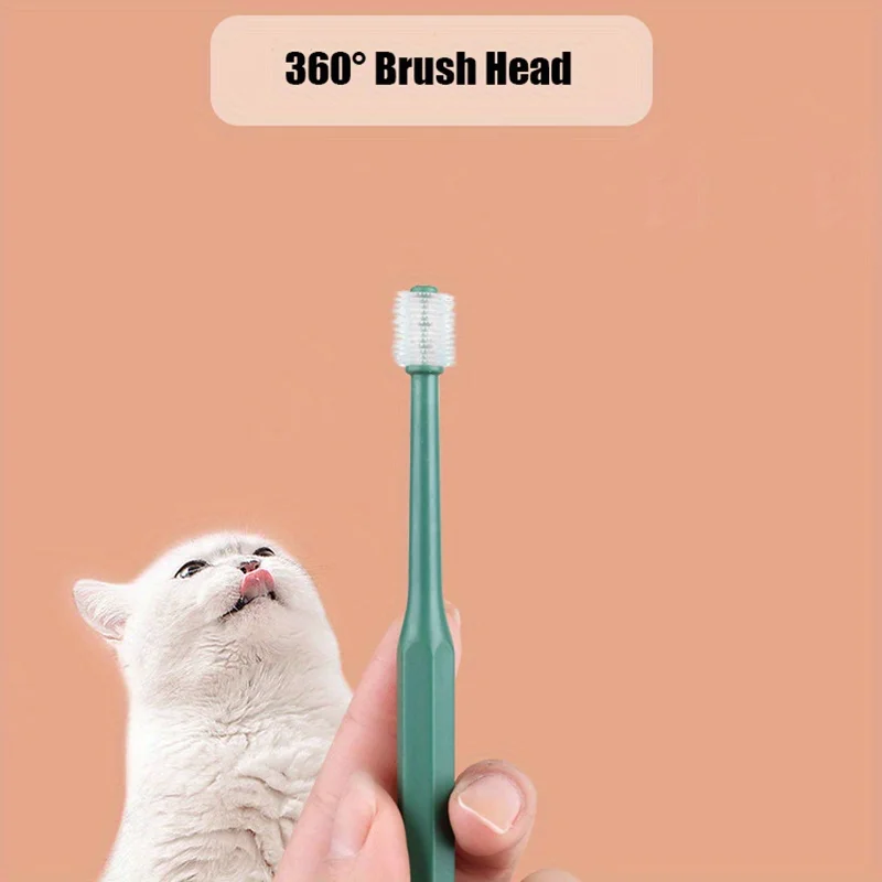 Escova de Dentes 360 Graus para Cães e Gatos - Imagem 3