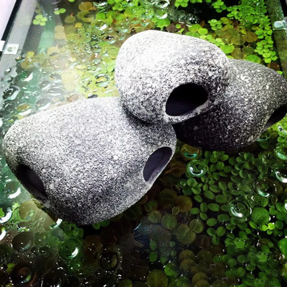 Caverna de Resina para Aquário de 9,5 cm para Peixes - Imagem 4