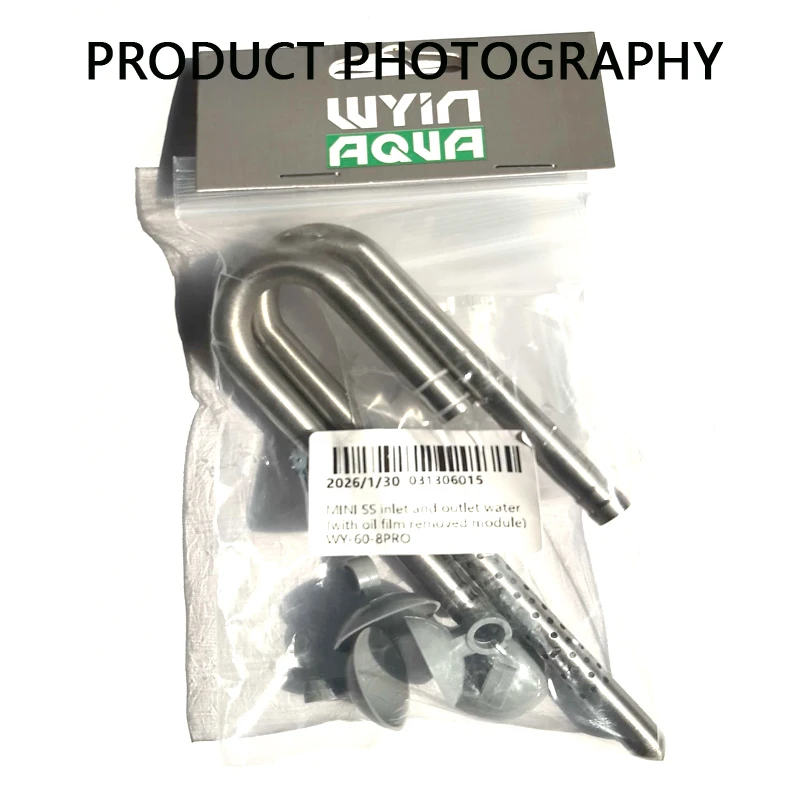 Tubo de Filtro para Aquário 8mm Aço Inoxidável Entrada e Saída - Imagem 6