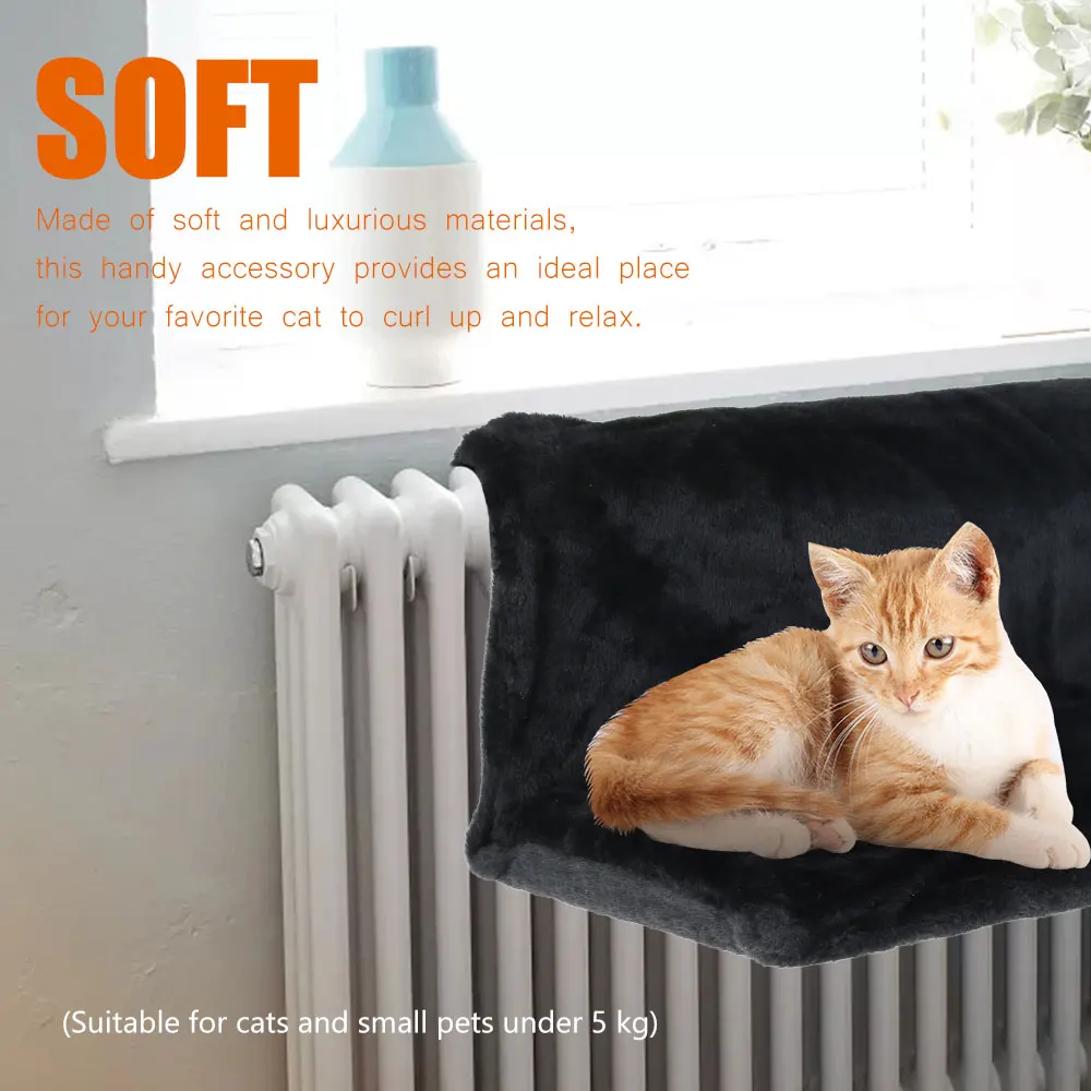 Cama Suspensa para Gatos de Velo com Estrutura de Metal Dobrável - Image 3