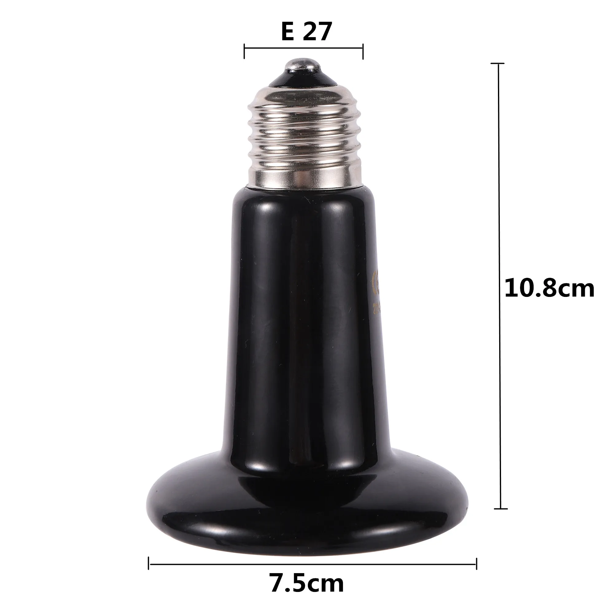 Lâmpada de Calor Cerâmica para Répteis 220V E27 Nao Luminosa - Imagem 2