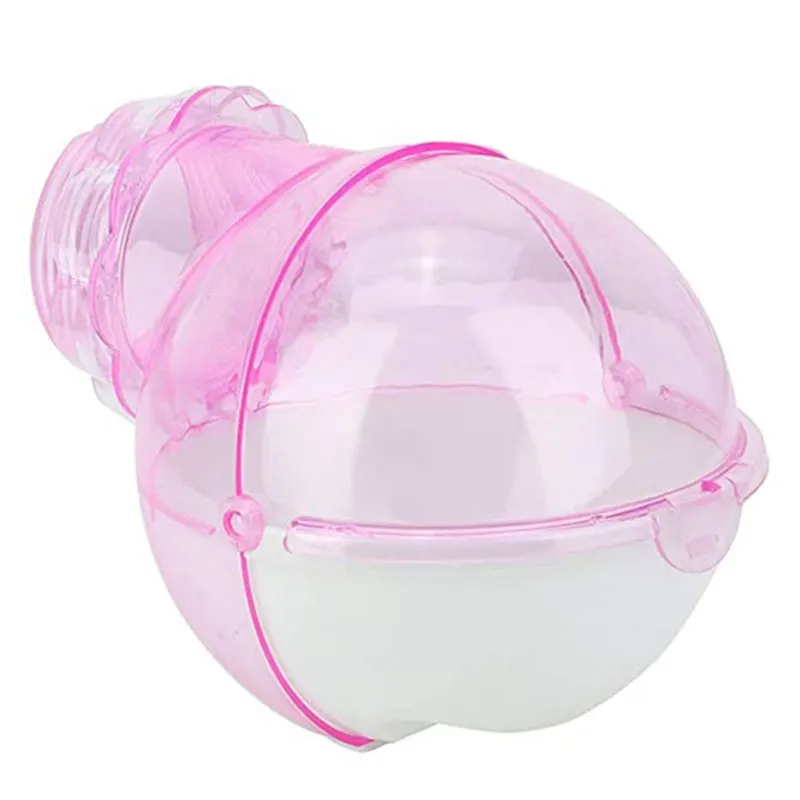 Banheiro para Hamster de Plástico Transparente com Tampa Removível - Imagem 6