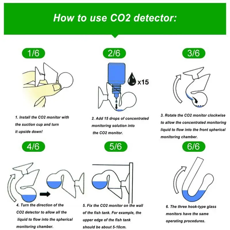 Solução Indicadora de CO2 para Aquário 15 ml com Ventosa - Image 3