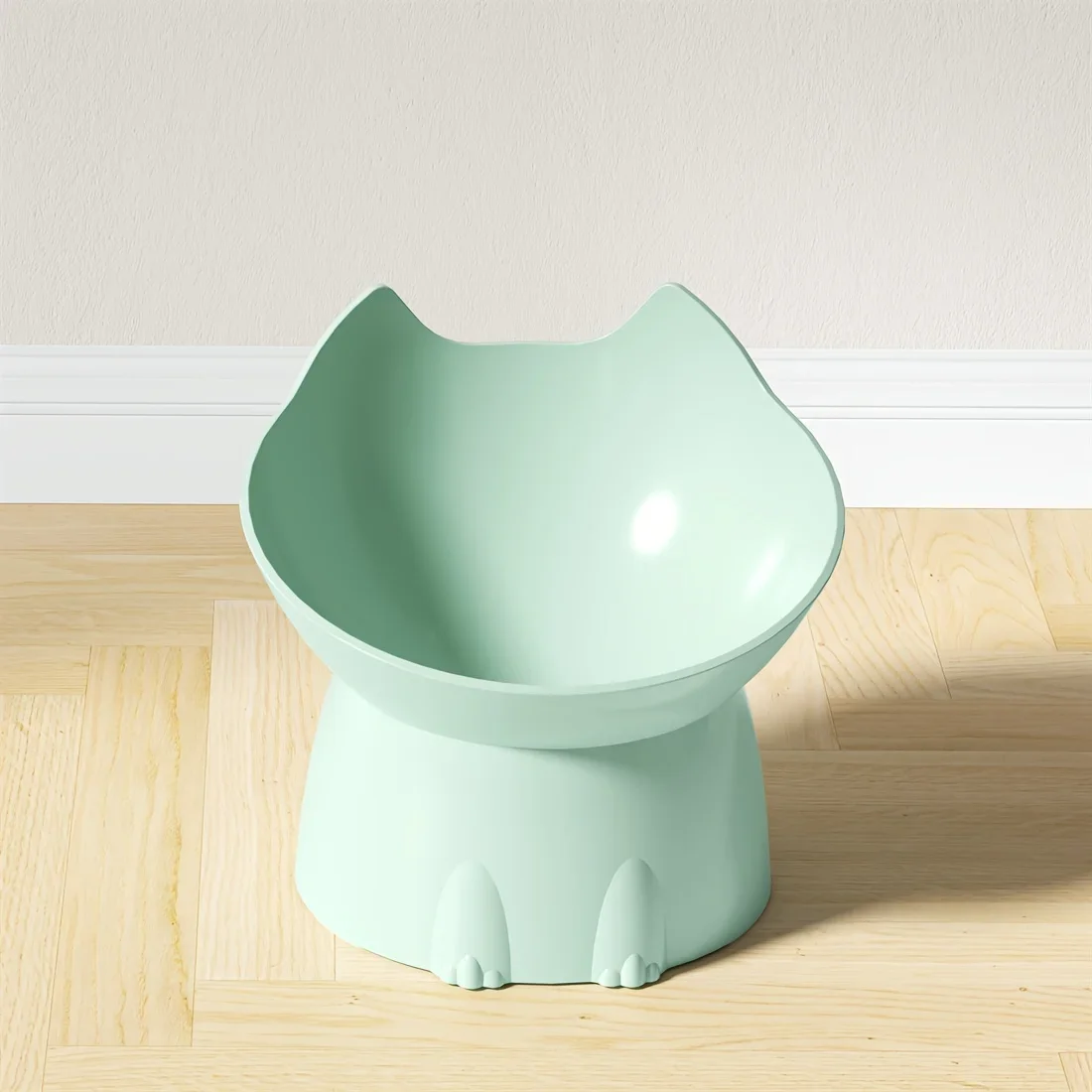 Tigela Elevada para Gatos com Borda Inclinada Anti-Tombamento - Imagem 5
