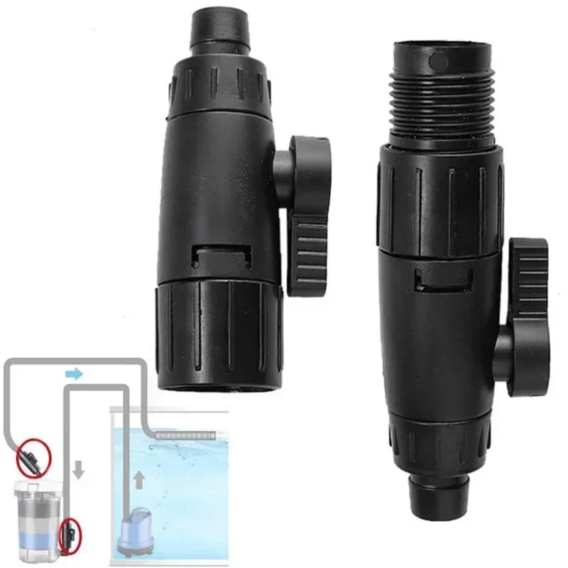 Conector de Filtro para Aquário 12/16mm com Válvula de Controle - Imagem 3
