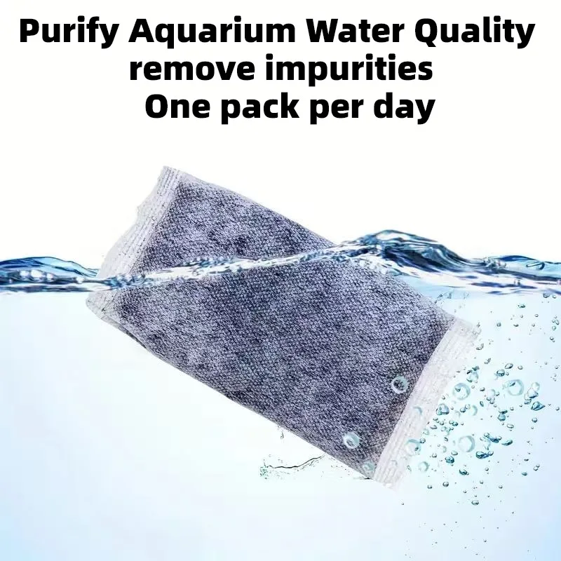 Sacos de Carvão Ativado para Filtro de Aquário, Purificação de Água - Imagem 4