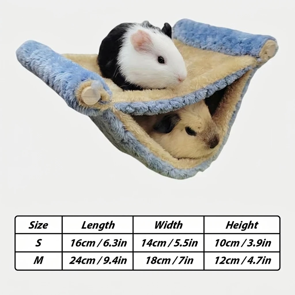 Rede para Hamster de Pelúcia Dupla para Gaiola - Imagem 2