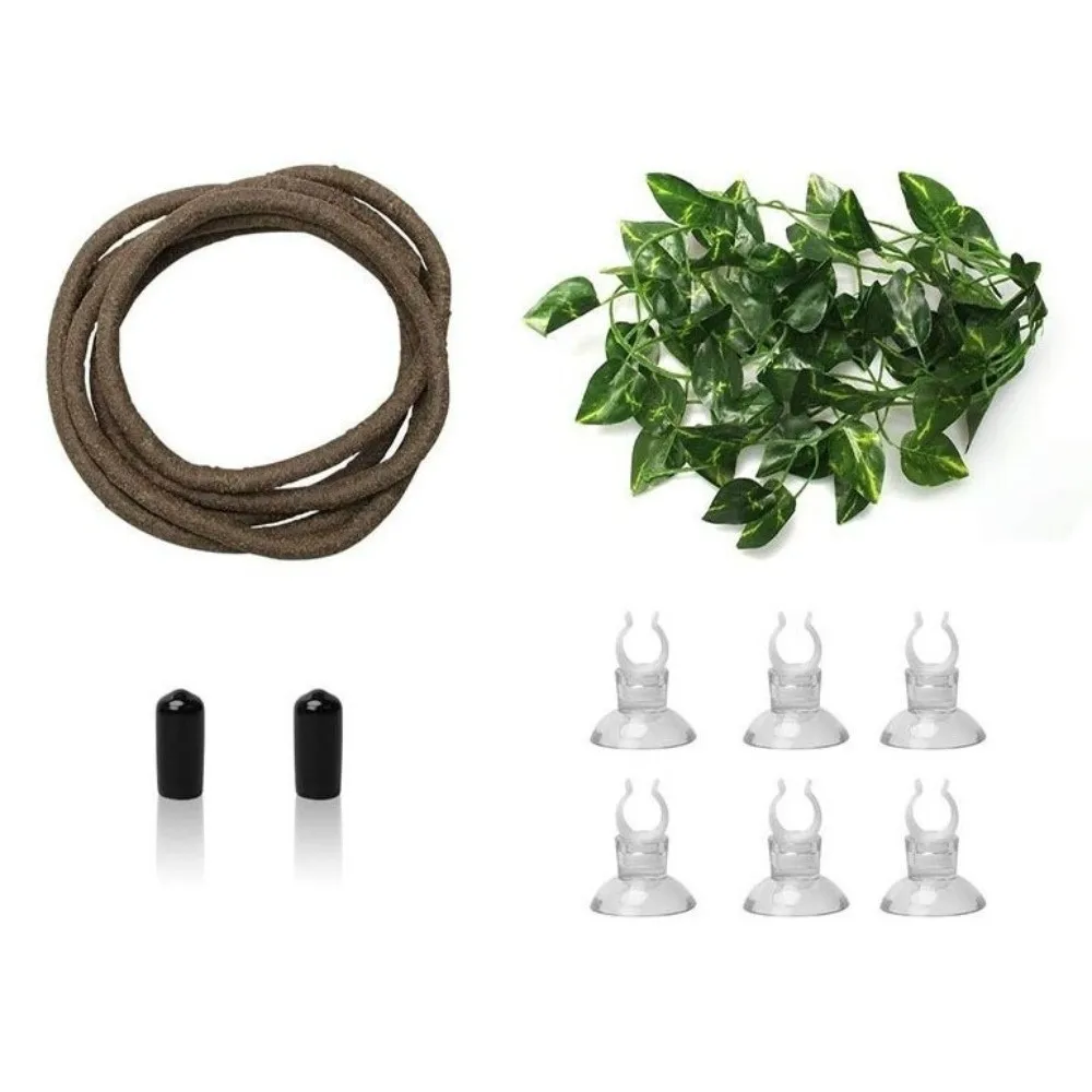 Kit Trepadeira para Répteis de Rattan com Ventosas para Terrário - Image 5