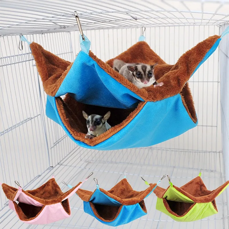 rede de pelúcia dupla camada para hamster