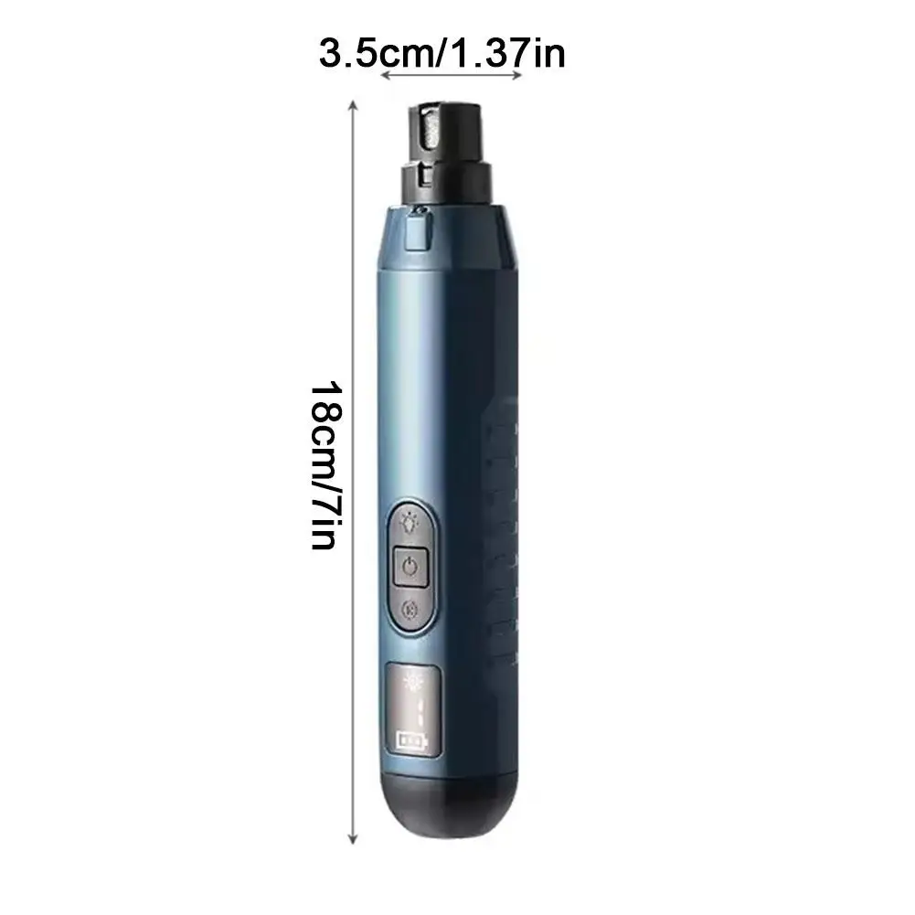 Aparador de Unhas para Cães e Gatos Recarregável USB com Luz LED - Image 6