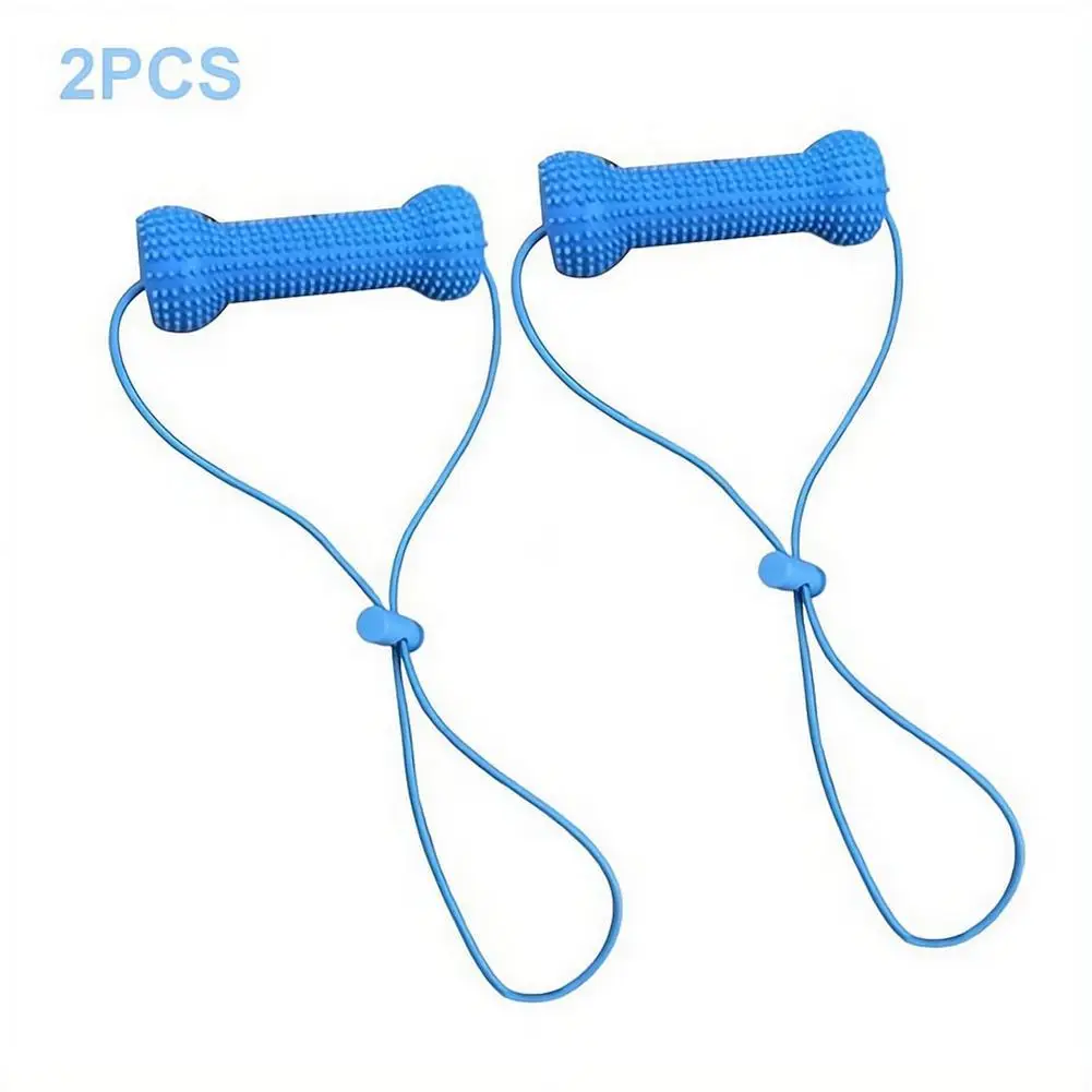 Brinquedo de Mastigar para Cães TPR Macio 10 cm com Cordão Ajustável - Imagem 3
