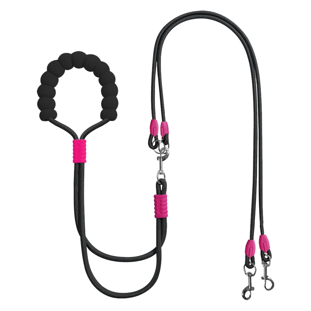 coleira guia de nylon para cães