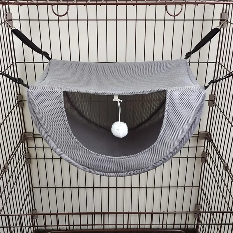 Rede Suspensa para Gatos e Pets Pequenos Lavável com Ganchos de Metal - Image 3