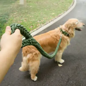 coleira para cães raças médias grandes ajustável refletiva