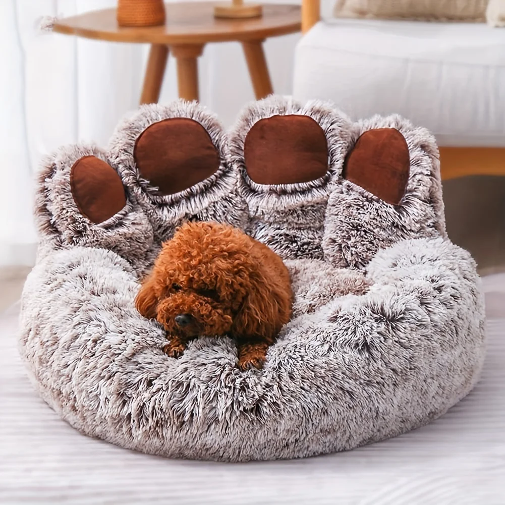 Cama Sofá para Cães e Gatos Formato Pata de Urso - Image 4