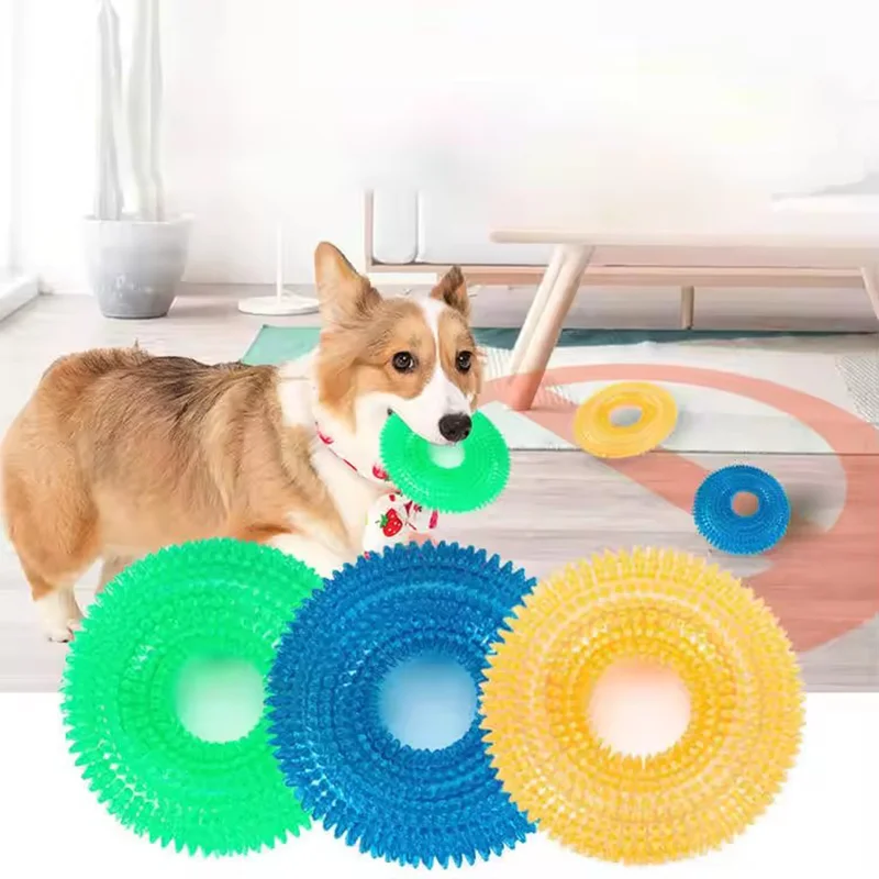 Brinquedo de Mastigar para Cães Filhotes de Borracha TPR com Som - Imagem 5