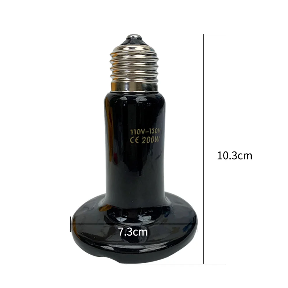 Lâmpada de Aquecimento para Répteis de Cerâmica 25W 220V com Emissor de Calor - Imagem 5