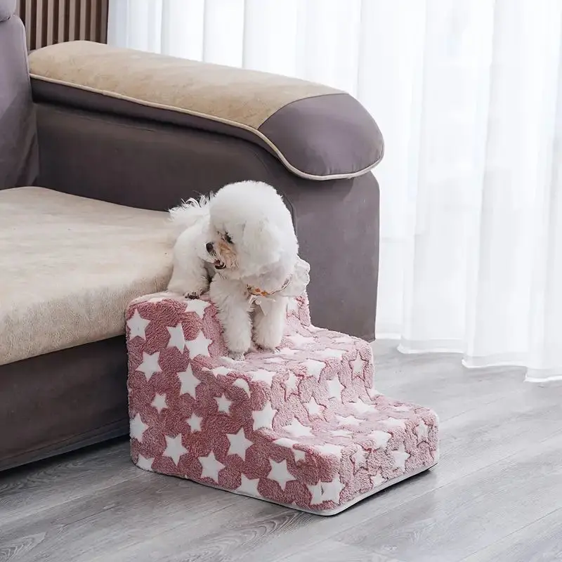 Escada para Cães e Gatos de Espuma Antiderrapante Lavável - Imagem 4