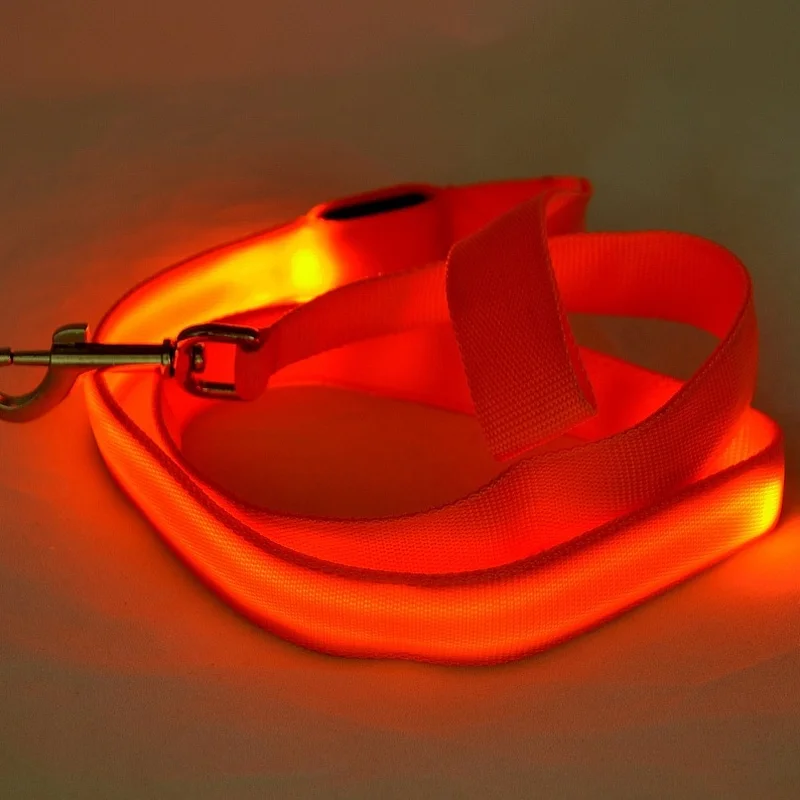 Coleira e Guia LED para Cães com Luzes Piscantes e À Prova D'Água - Image 4