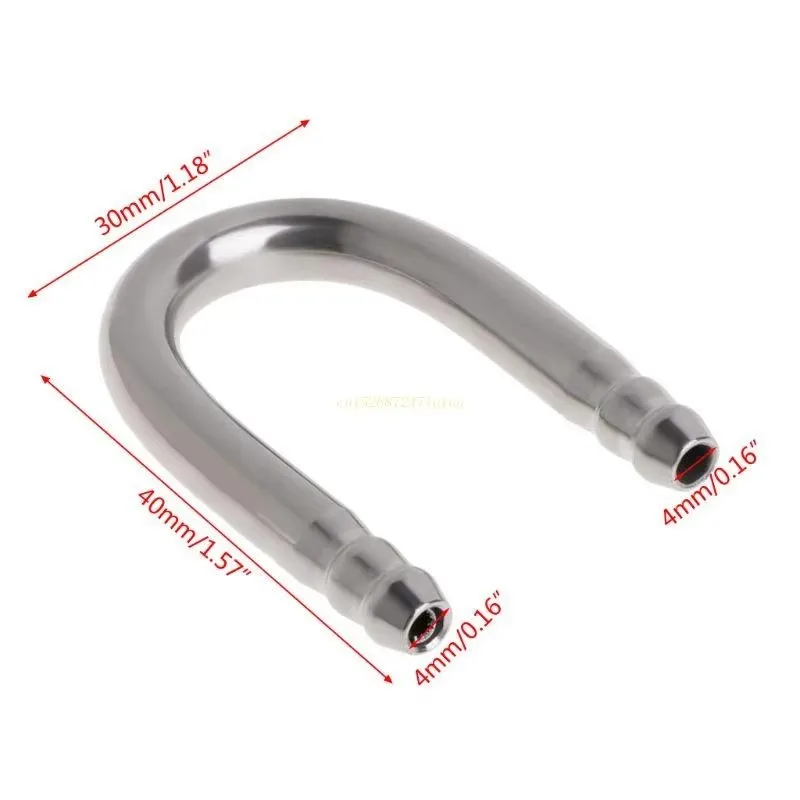 Suporte U para Tubo de CO2 Aquário Aço Inoxidável Vermelho - Imagem 6