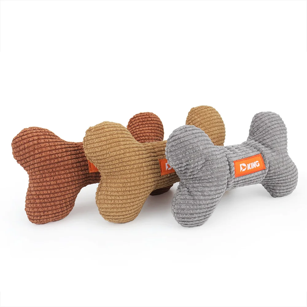 Brinquedo Osso de Pelúcia para Cães Pequenos de 20 cm - Imagem 3