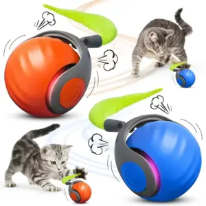 brinquedo para gatos bola rolante automática