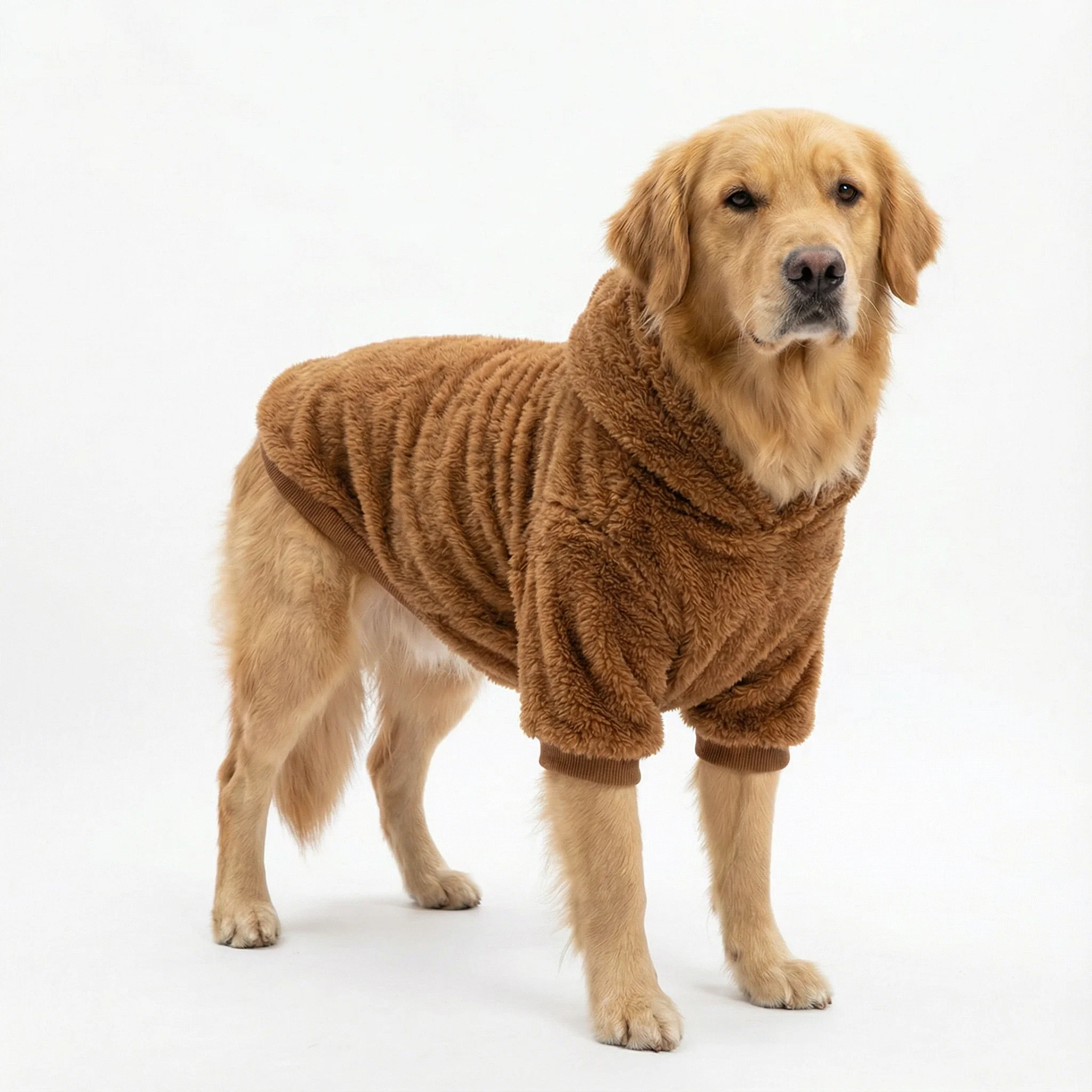 Casaco de Fleece para Cães Médios e Grandes Quente e Macio - Imagem 6