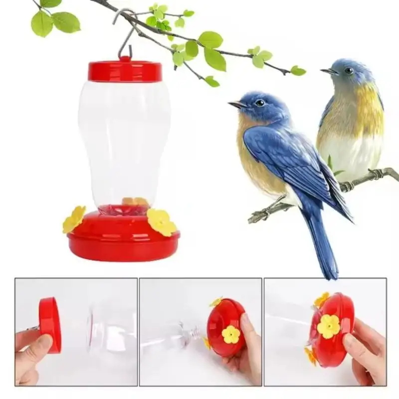Bebedouro para Pássaros 480 ml com Gancho de Aço Inoxidável - Imagem 2