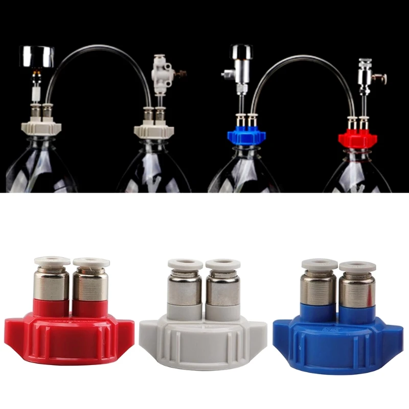 Tampa Reator CO2 para Aquário DIY com Furos para Tubos - Imagem 5