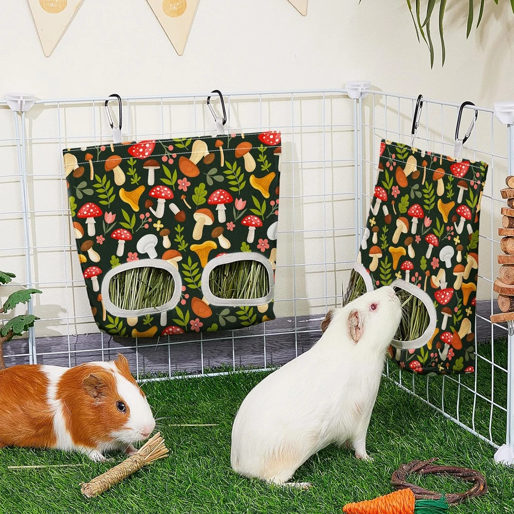 saco alimentador de feno para coelhos