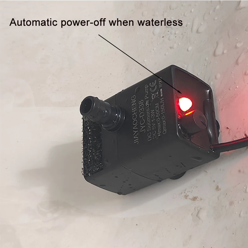 Bomba USB para Aquário 5V 5W Ajustável - Imagem 5