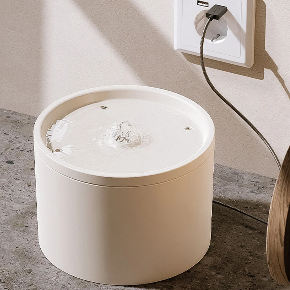 Dispensador de Água Automático para Cães e Gatos de Cerâmica com Circulação - Imagem 3