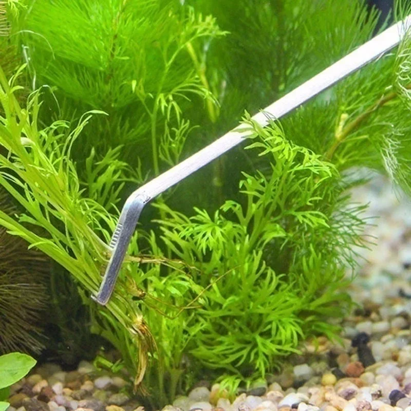 Kit Limpeza para Aquário com Tesoura, Pinça e Nivelador de Cascalho - Imagem 2
