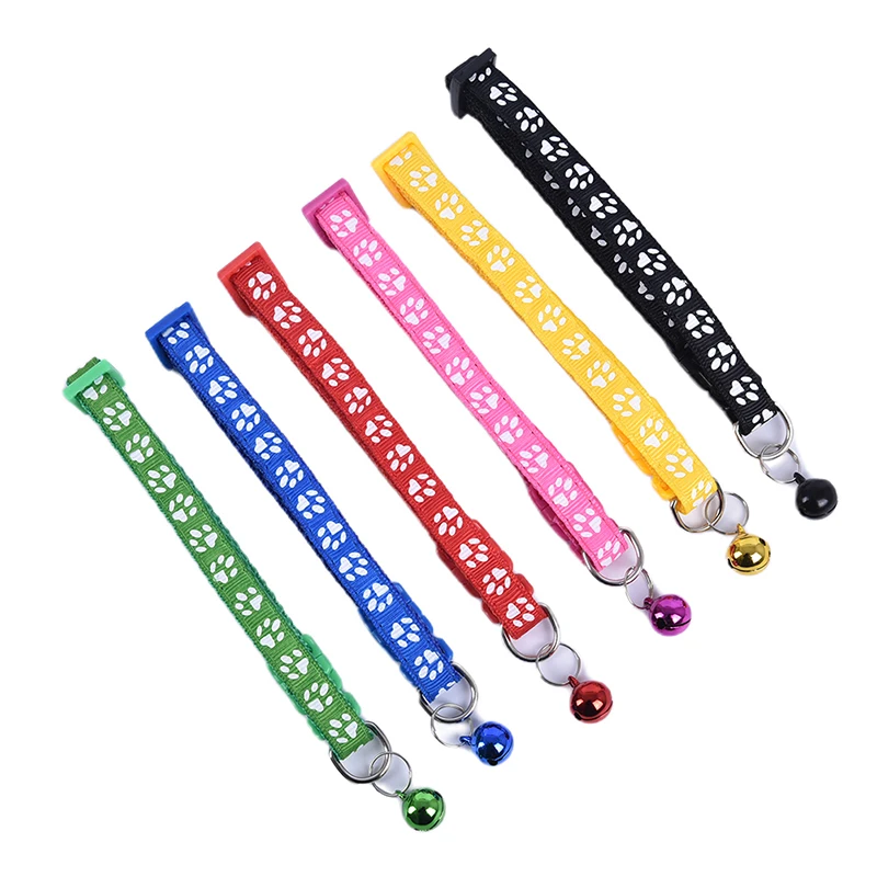 Coleira para Gatos e Cães Pequenos Ajustável 19-32 cm com Sino e Refletiva - Imagem 3