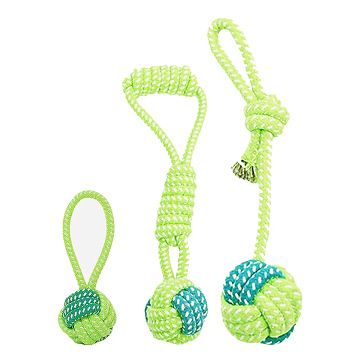Brinquedo de Corda para Cães de Nylon com Multi-Textura e Pega Antiderrapante - Imagem 3